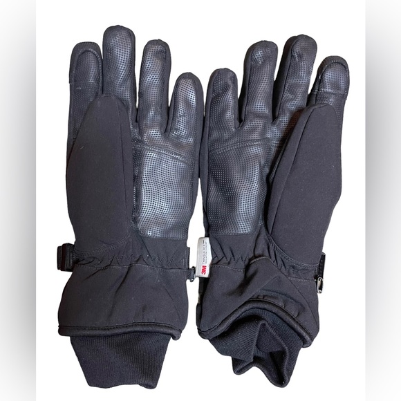 DraLegend 3M Thinsulate Men’s Large Gloves Black Adjustable With Pockets - Picture 2 of 4